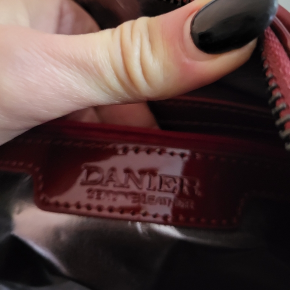 NWOT DANIER RED LEATHER PURSE - Picture 14 of 15